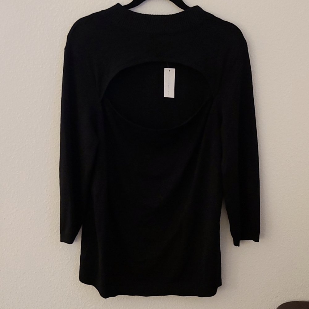 New York & Company Peek a boo sweater